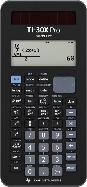 Texas Instruments TI-30X Pro Mathprint Calcolatrice scientifica